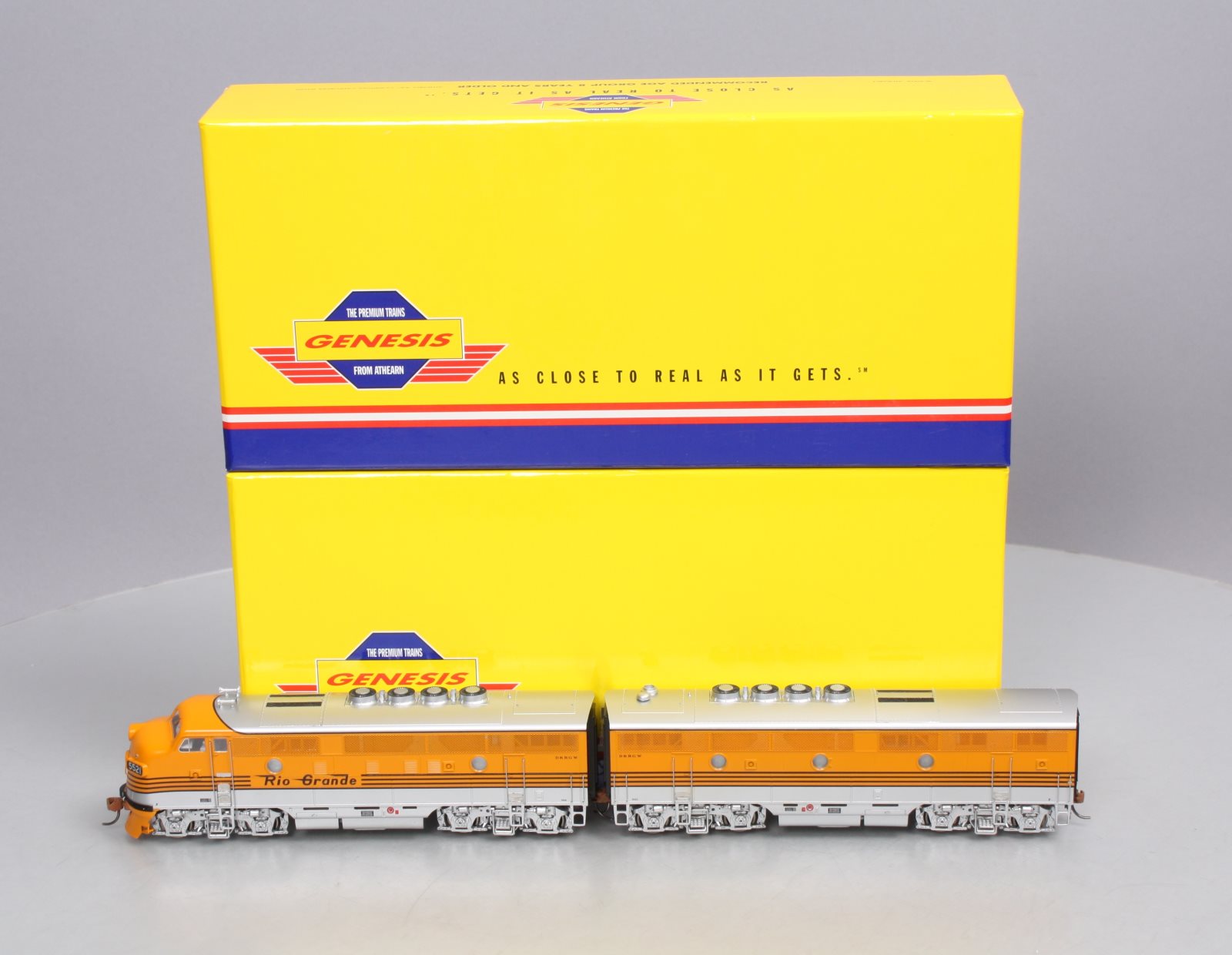 Athearn G2521 HO Scale Denver & Rio Grande Western EMD F3 AB Diesel Set LN/Box