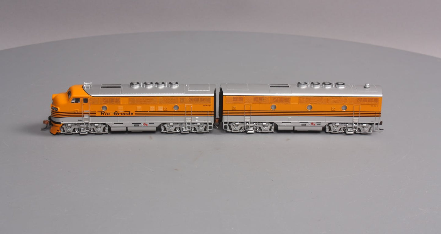 Athearn G2621 HO Scale Denver & Rio Grande Western EMD F3 AB Diesel Set LN/Box