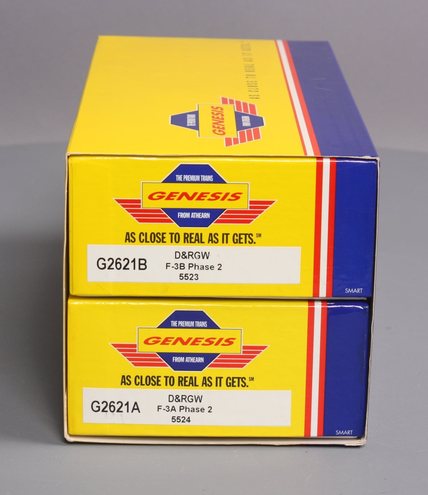 Athearn G2621 HO Scale Denver & Rio Grande Western EMD F3 AB Diesel Set LN/Box
