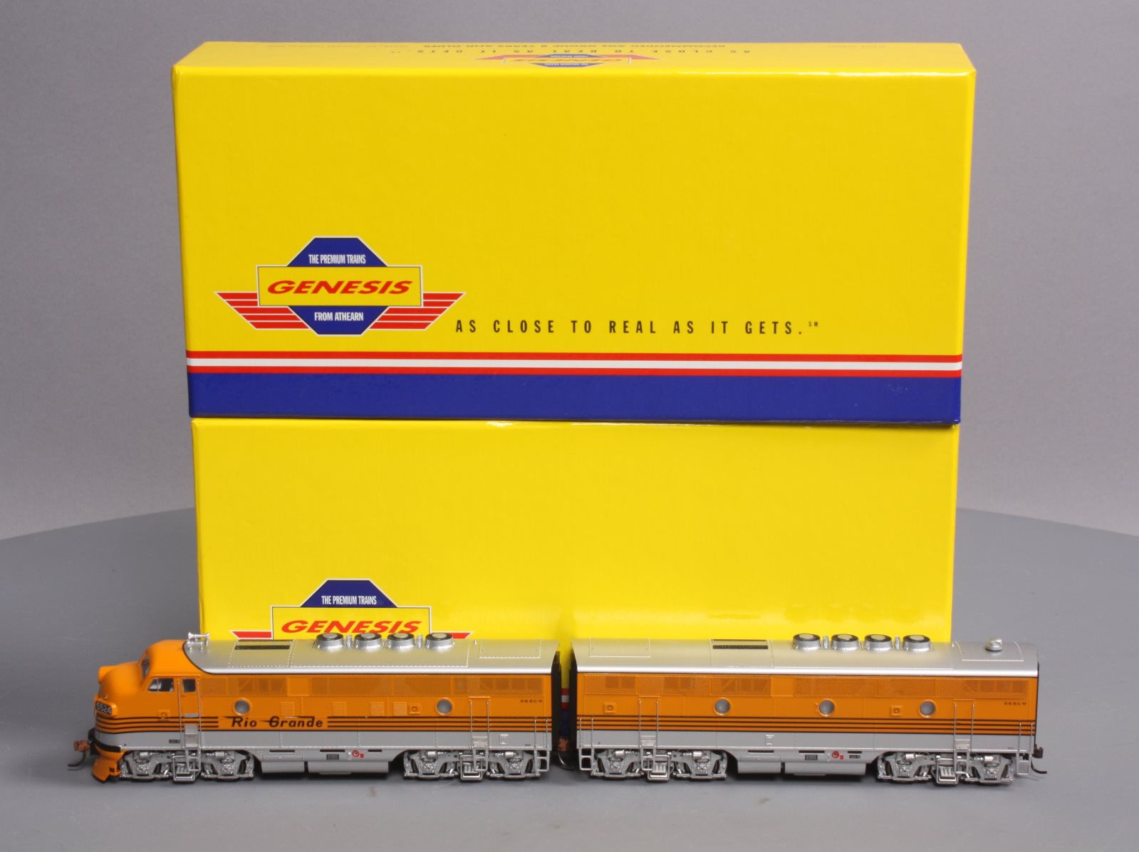 Athearn G2621 HO Scale Denver & Rio Grande Western EMD F3 AB Diesel Set LN/Box