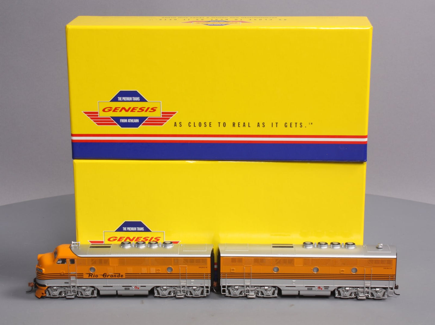 Athearn G2621 HO Scale Denver & Rio Grande Western EMD F3 AB Diesel Set LN/Box