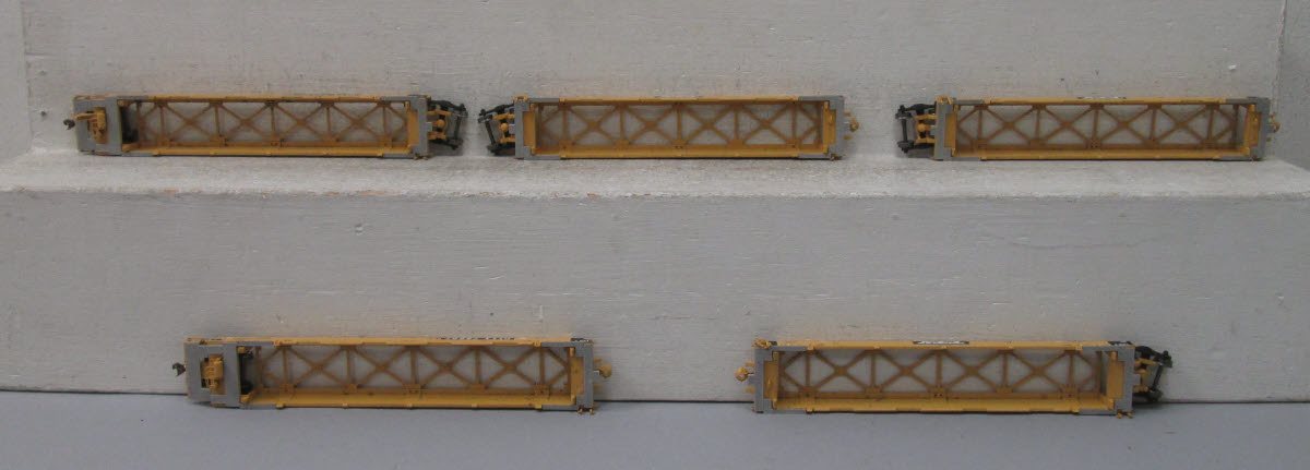 Athearn 91113 HO Scale TTX Maxi III Well Car 5-Piece Set #75897 LN/Box