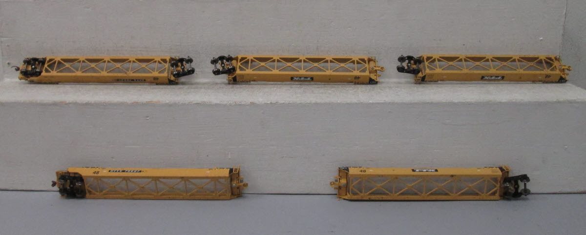 Athearn 91113 HO Scale TTX Maxi III Well Car 5-Piece Set #75897 LN/Box