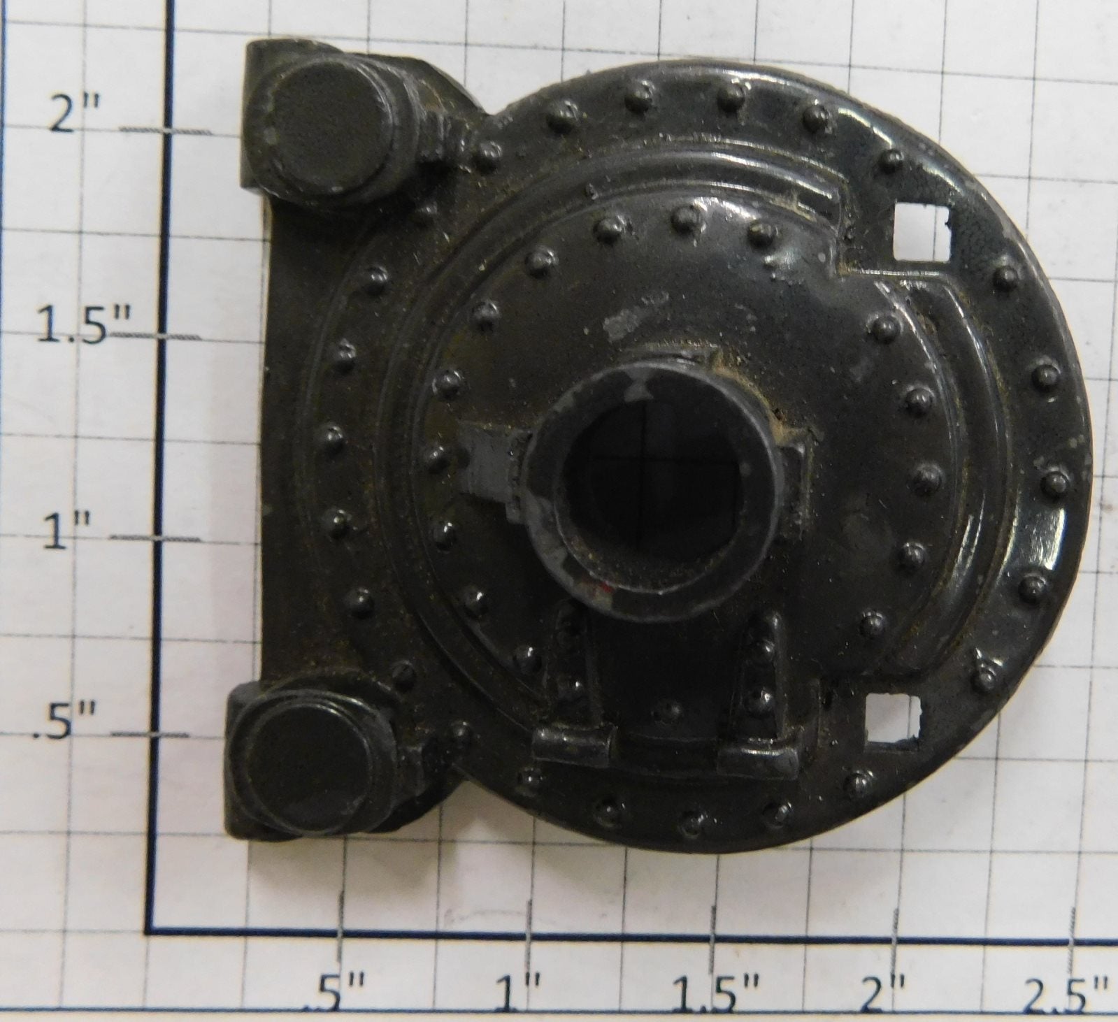 Lionel 261-2G Gunmetal Boiler Front w/ Marker Light Holes