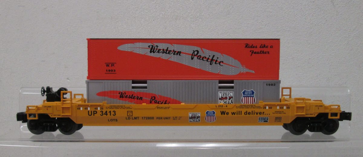 Lionel 6-58553 O Gauge Union Pacific Convention Single Maxi-Stack Car LN/Box