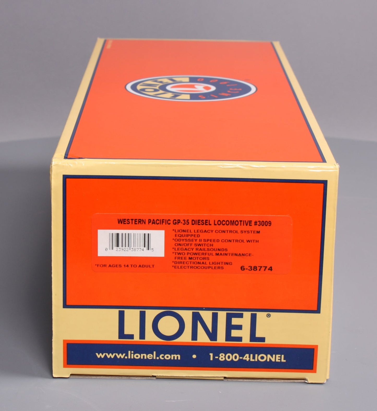 Lionel 6-38774 Western Pacific GP35 Legacy Diesel Locomotive #3009
