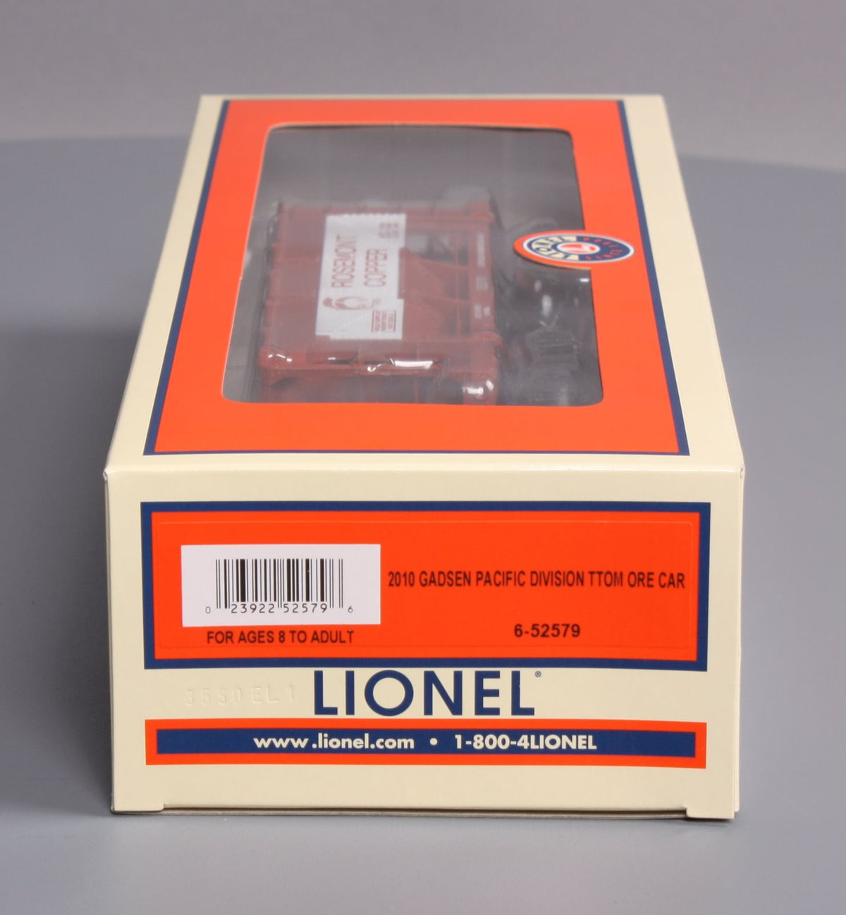 Lionel 6-52579 2010 Gadsen Pacific TTOM Ore Car LN/Box