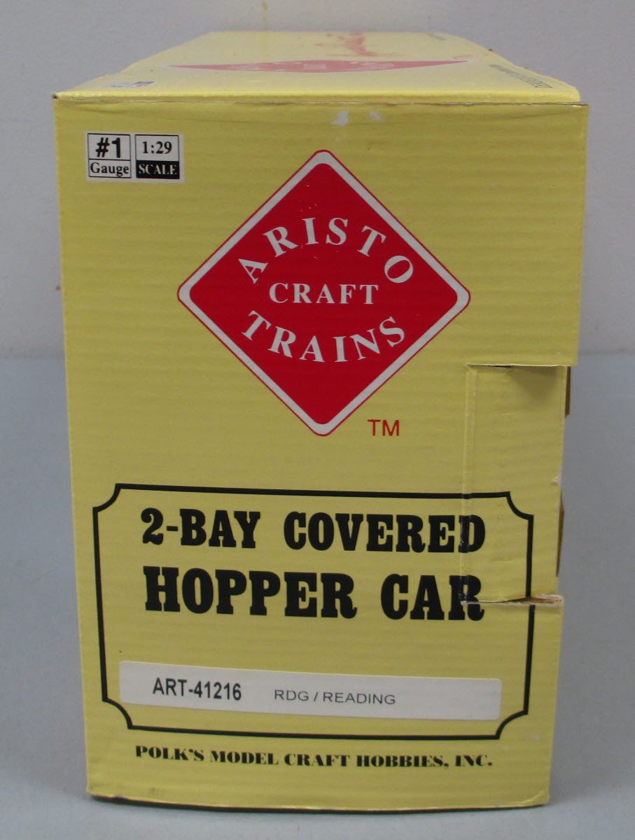Aristo-Craft 41216 Reading 2-Bay Covered Hopper #79551 - Plastic Wheels LN/Box