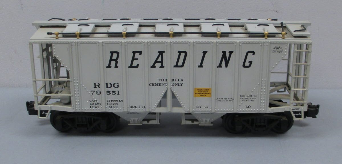 Aristo-Craft 41216 Reading 2-Bay Covered Hopper #79551 - Plastic Wheels LN/Box