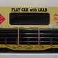 Aristo-Craft 46406 G Pennsylvania MOW Bulkhead Flat Car - Plastic Wheels LN/Box
