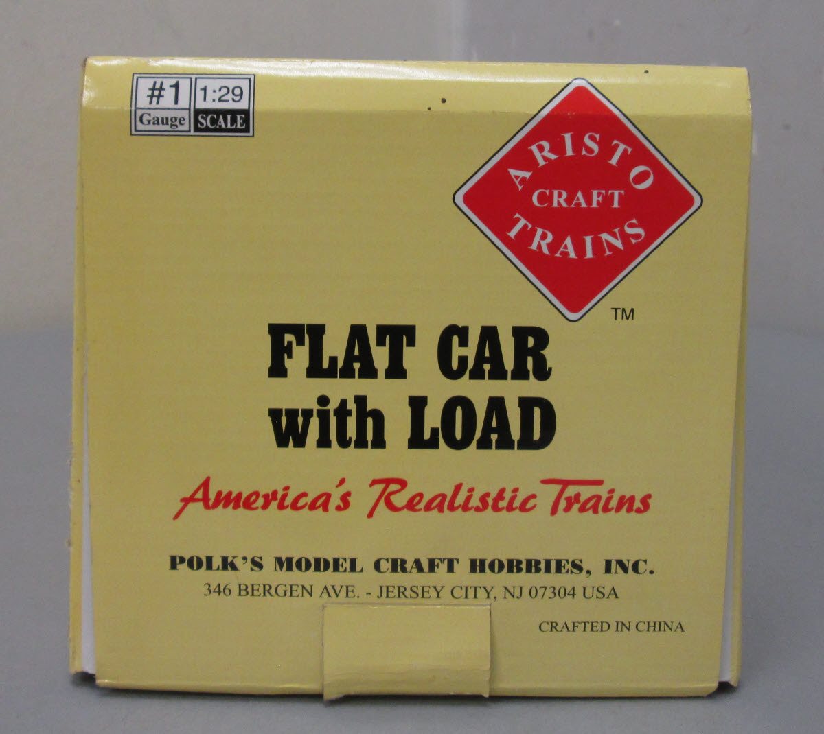 Aristo-Craft 46406 G Pennsylvania MOW Bulkhead Flat Car - Plastic Wheels LN/Box