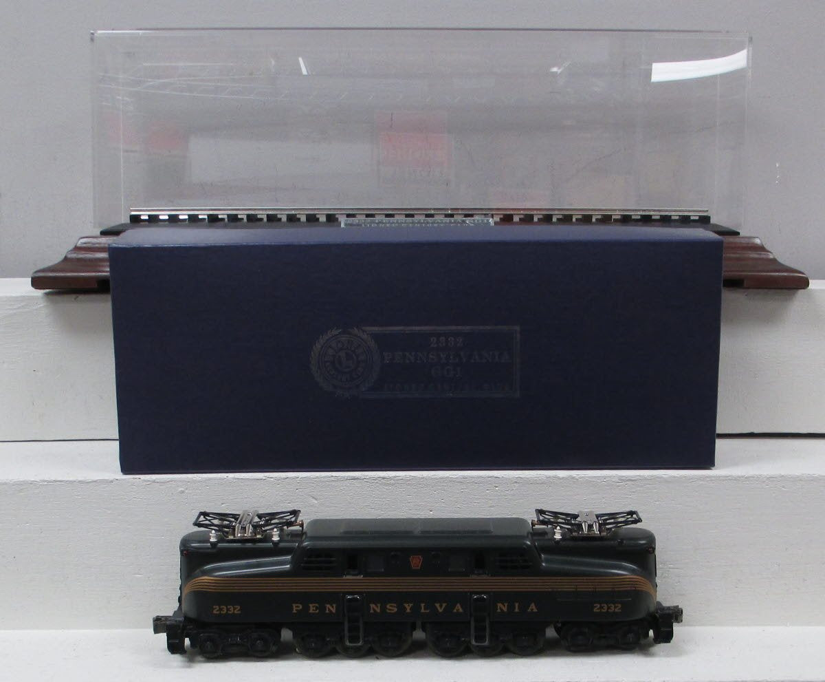 Lionel 6-18314 O Pennsylvania GG-1 Electric Locomotive #2332 w/Name Plate & Case MT/Box