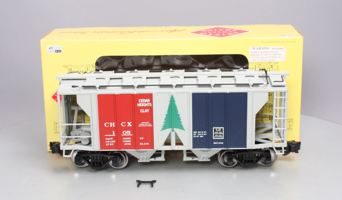Aristo-Craft 41276 G Cedar Heights Clay 2004 ECLSTS Car #105 - Metal Wheels EX/Box