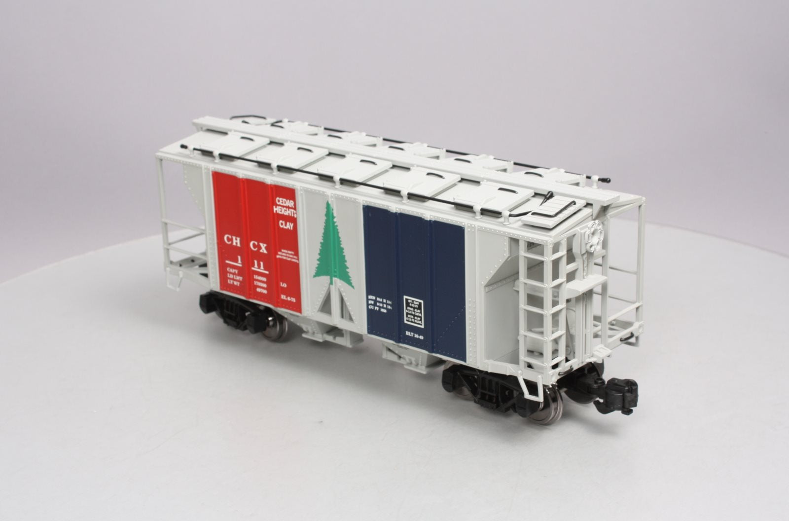 Aristo-Craft 41276 Cedar Heights Clay 2004 ECLSTS 2-Bay Covered Hopper #111 - M LN/Box