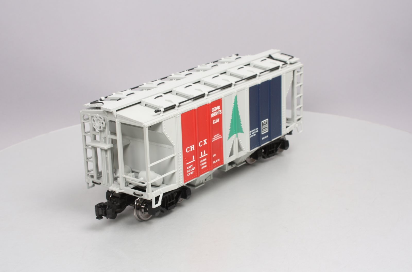Aristo-Craft 41276 Cedar Heights Clay 2004 ECLSTS 2-Bay Covered Hopper #111 - M LN/Box