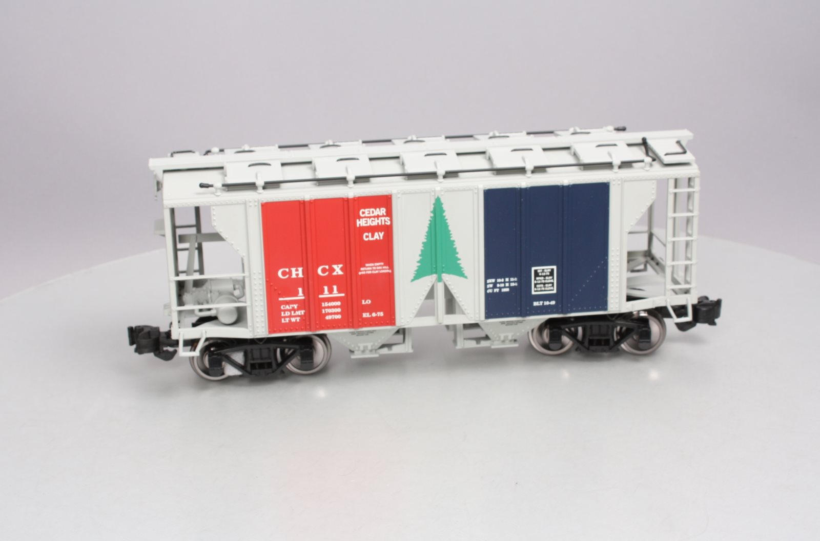 Aristo-Craft 41276 Cedar Heights Clay 2004 ECLSTS 2-Bay Covered Hopper #111 - M LN/Box
