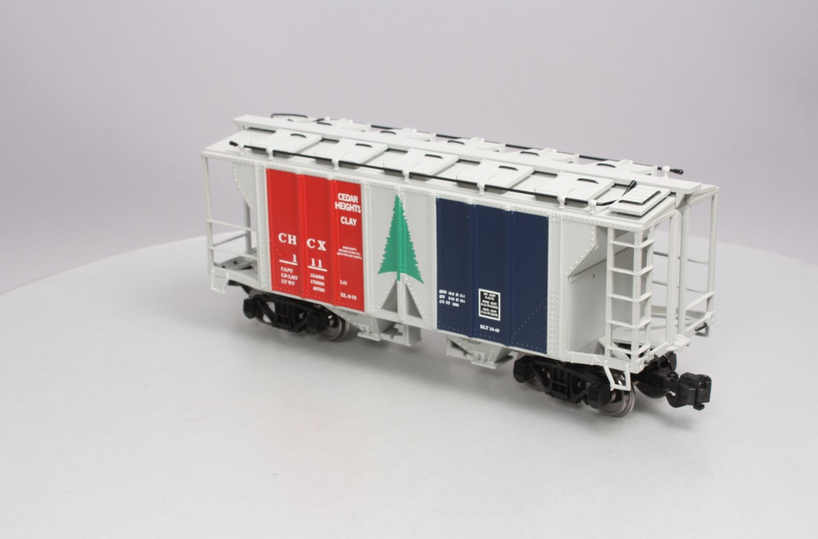 Aristo-Craft 41276 Cedar Heights Clay 2004 ECLSTS 2-Bay Covered Hopper #111 - M LN/Box