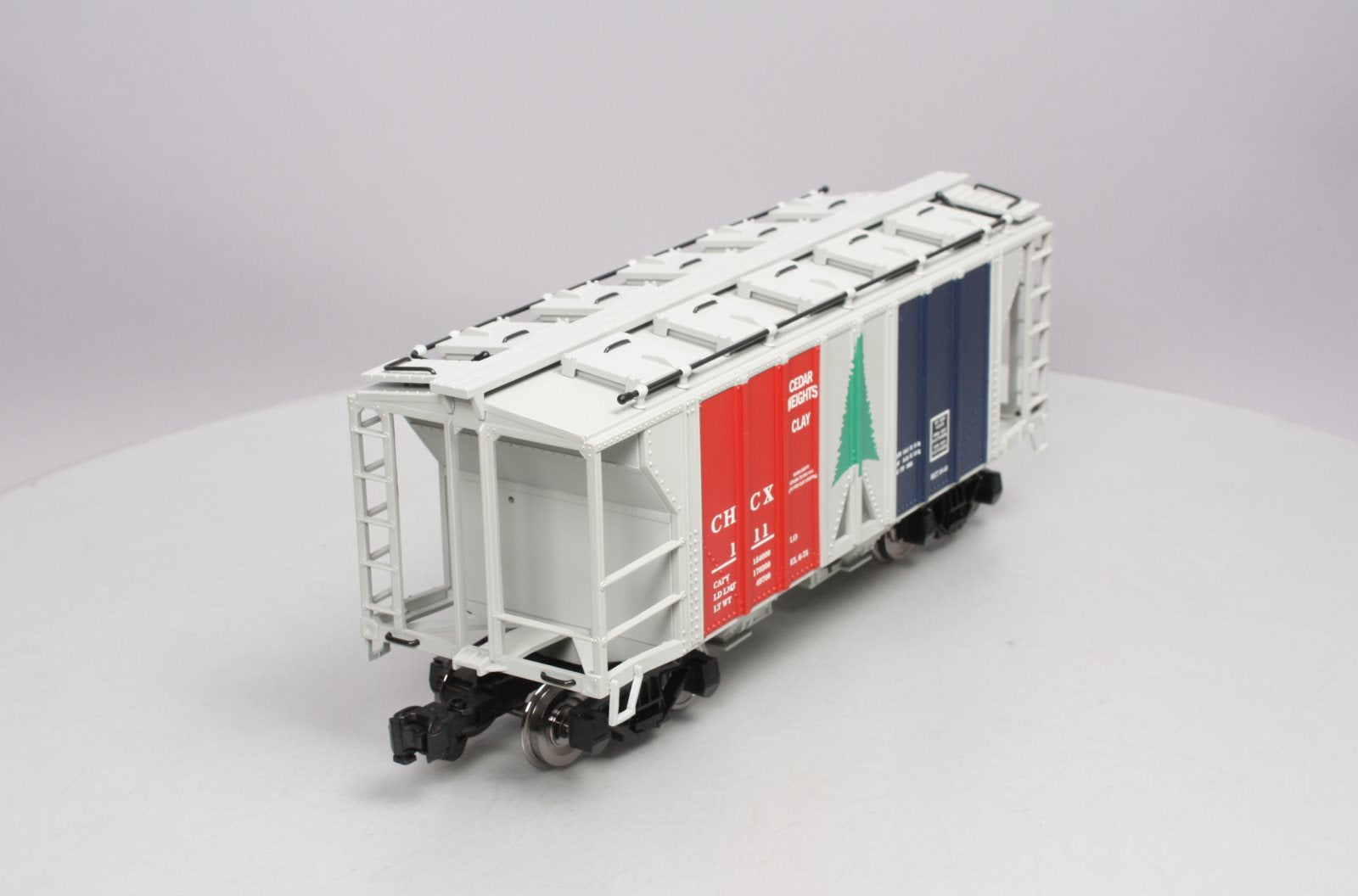 Aristo-Craft 41276 Cedar Heights Clay 2004 ECLSTS 2-Bay Covered Hopper #111 - M LN/Box