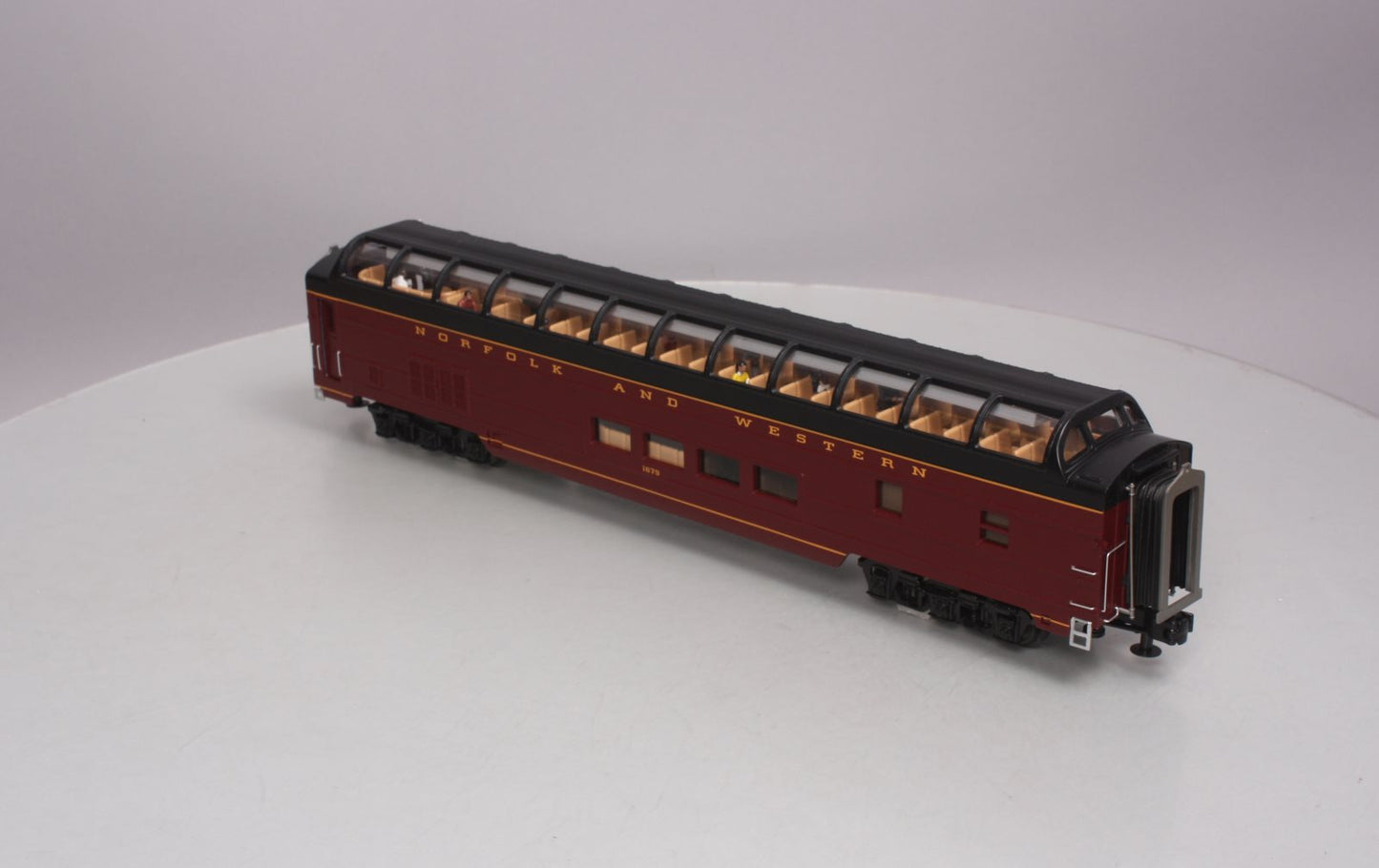 MTH 20-67260 Norfolk & Western 70' Smooth Full Vista Dome NIB