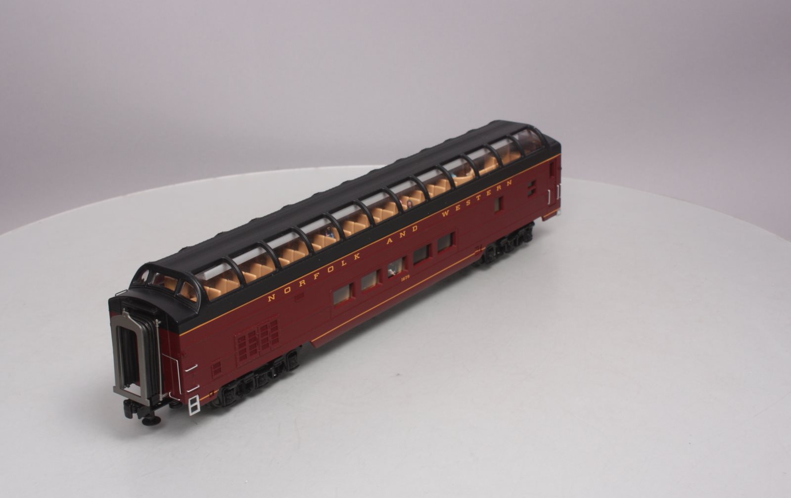 MTH 20-67260 Norfolk & Western 70' Smooth Full Vista Dome NIB