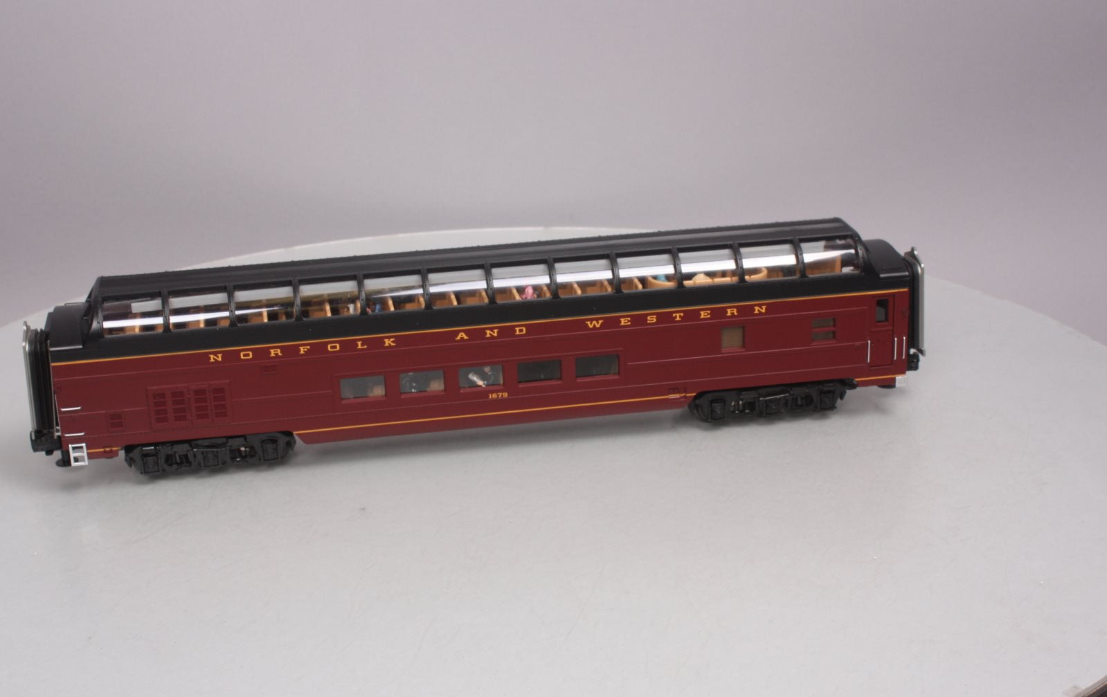 MTH 20-67260 Norfolk & Western 70' Smooth Full Vista Dome NIB