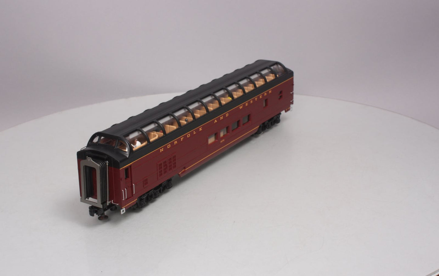 MTH 20-67260 Norfolk & Western 70' Smooth Full Vista Dome NIB