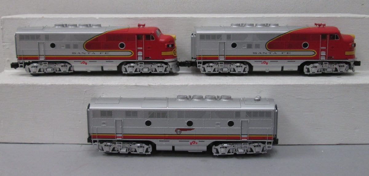 Lionel 6-14588 O Santa Fe F3 ABA Diesel Locomotive Set LN/Box