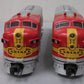 Lionel 6-14588 O Santa Fe F3 ABA Diesel Locomotive Set LN/Box