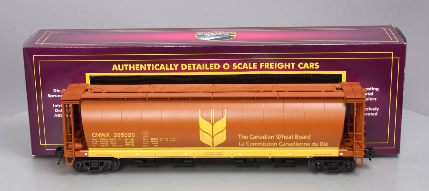 MTH 20-97707 O Gauge Canadian Wheat 100-Ton Hopper #395020 LN/Box