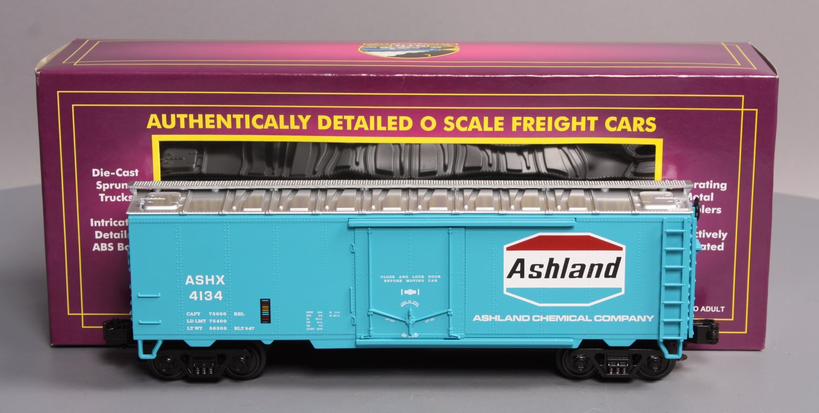 MTH 20-94046 O Ashland Chemical Company Reefer Car #4134 EX/Box