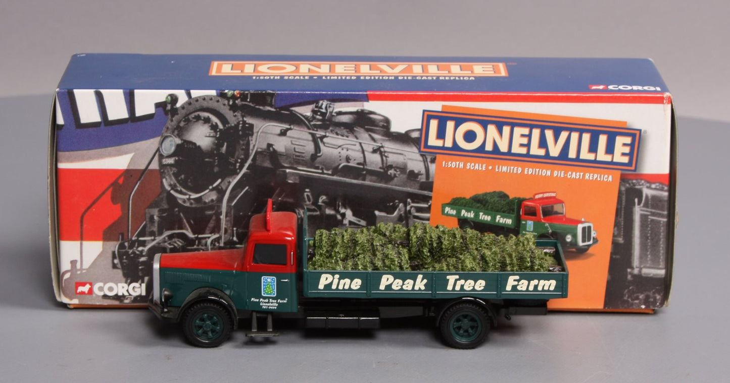 Corgi US74503 1:50 Scale Pine Peak Tree Farm Truck Flatbed W/Christmas Trees