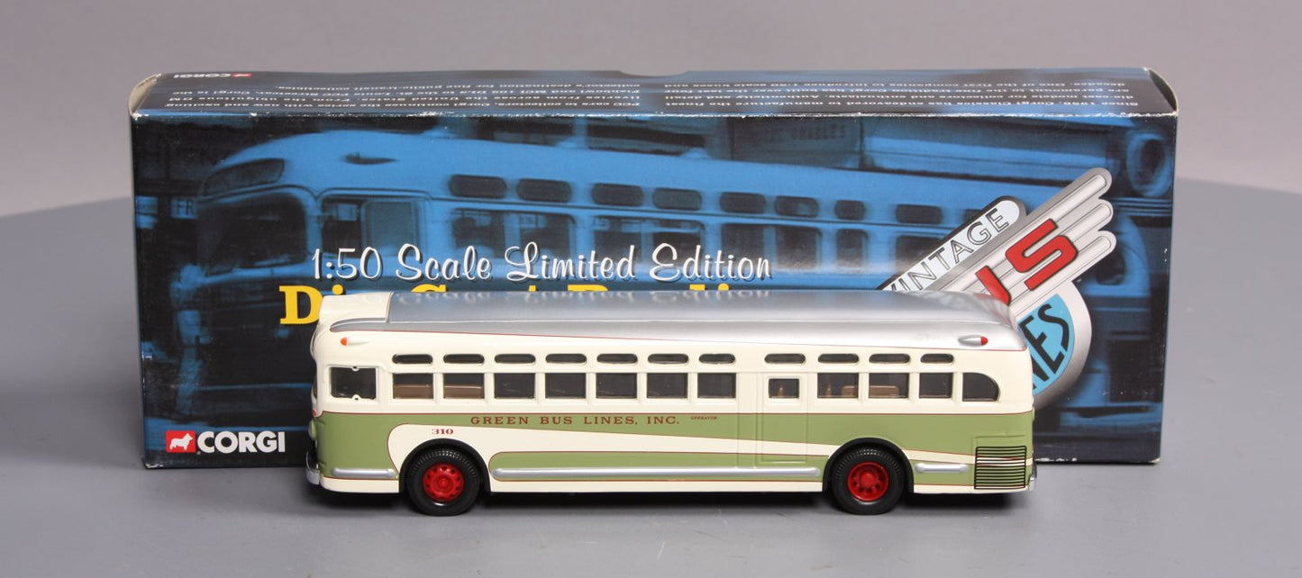 Corgi US54019 1:50 GM 4507 Old Look Green Bus Lines