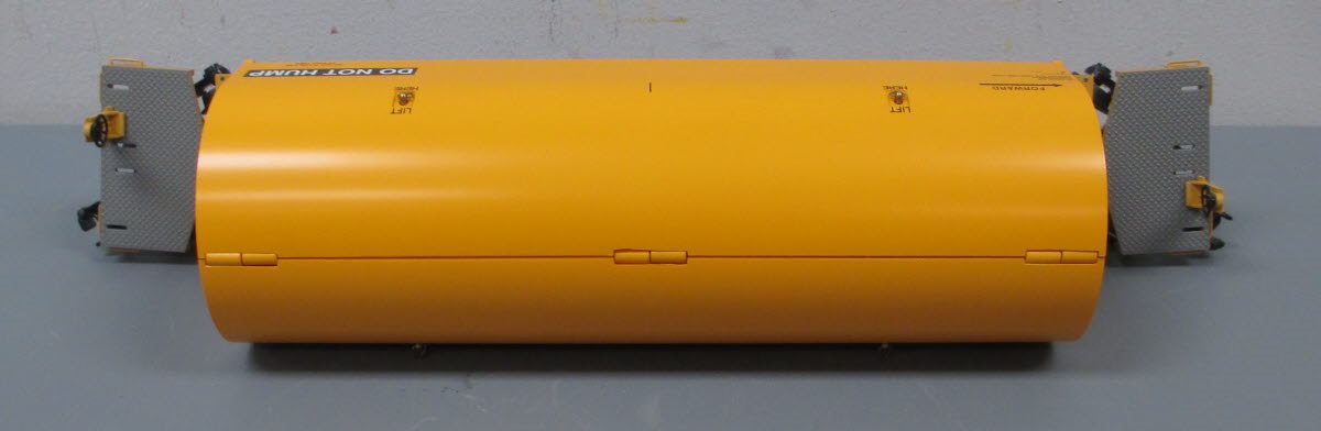 MTH 20-98399 O CSX 47‘ Heavy Duty Flatcar with Cover #600511 EX/Box