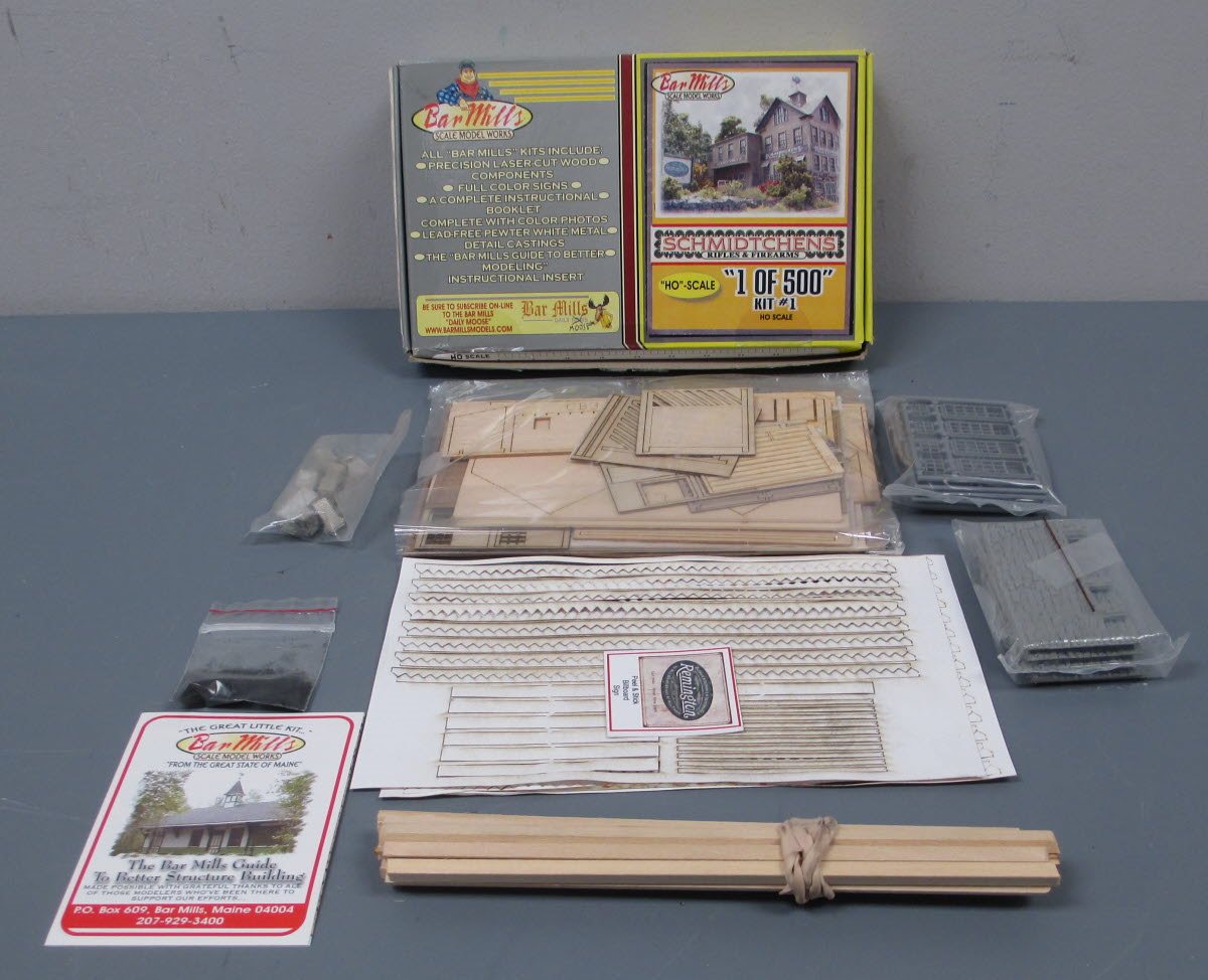 Bar Mills 1 HO Scale Schmidtchens Rifles & Firearms Craftsman Building Kit