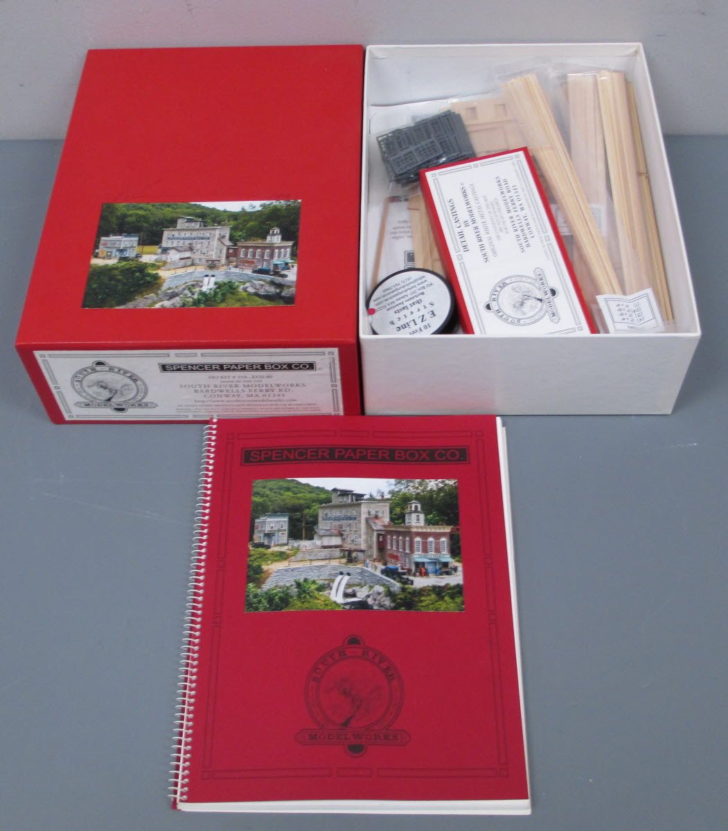 South River Model Works 310 HO Scale Spencer Paper Box Co. Craftsman Kit LN/Box