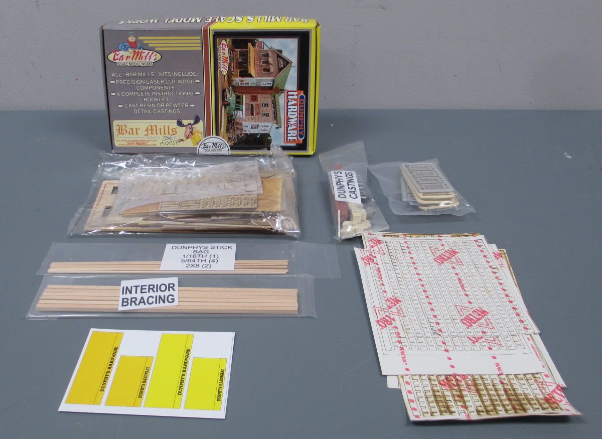 Bar Mills  HO Scale Dunphy Hardware Craftsman Building Kit