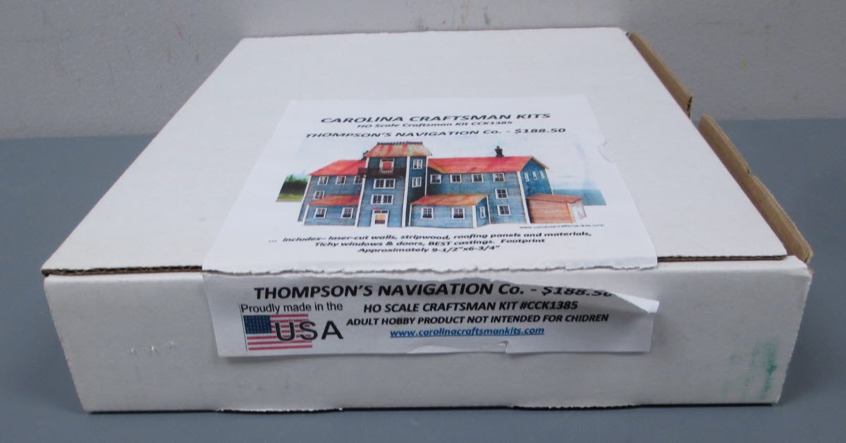 Carolina Craftsman 1385 HO Scale Thompson's Navigation Co. Craftsman Kit