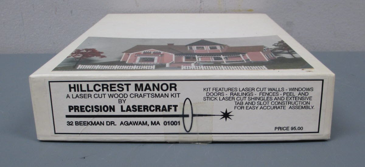 Precision Lasercraft 9500 HO Scale Hillcrest Manor Laser Cut Craftsman Kit