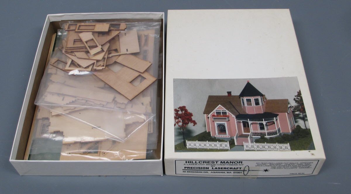 Precision Lasercraft 9500 HO Scale Hillcrest Manor Laser Cut Craftsman Kit
