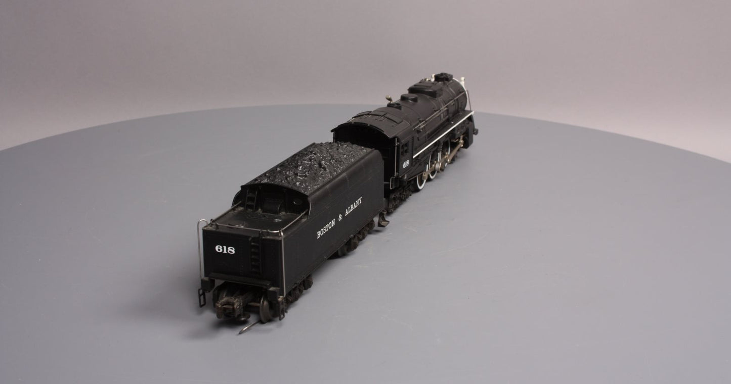 Lionel 6-18042 O Gauge B&A Hudson 4-6-4 Steam Locomotive & Tender #618 w/RS II LN/Box
