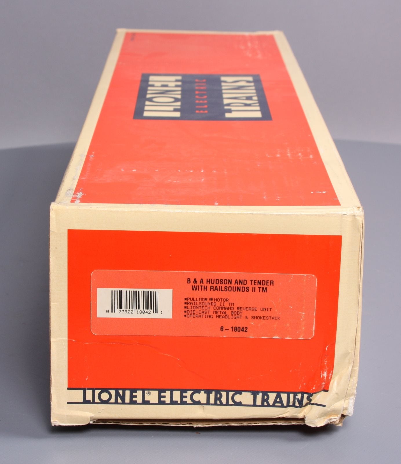 Lionel 6-18042 O Gauge B&A Hudson 4-6-4 Steam Locomotive & Tender #618 w/RS II LN/Box