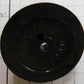 McCoy 263E-41 Plain Black Wheel with Silver Rim and Hub Stud