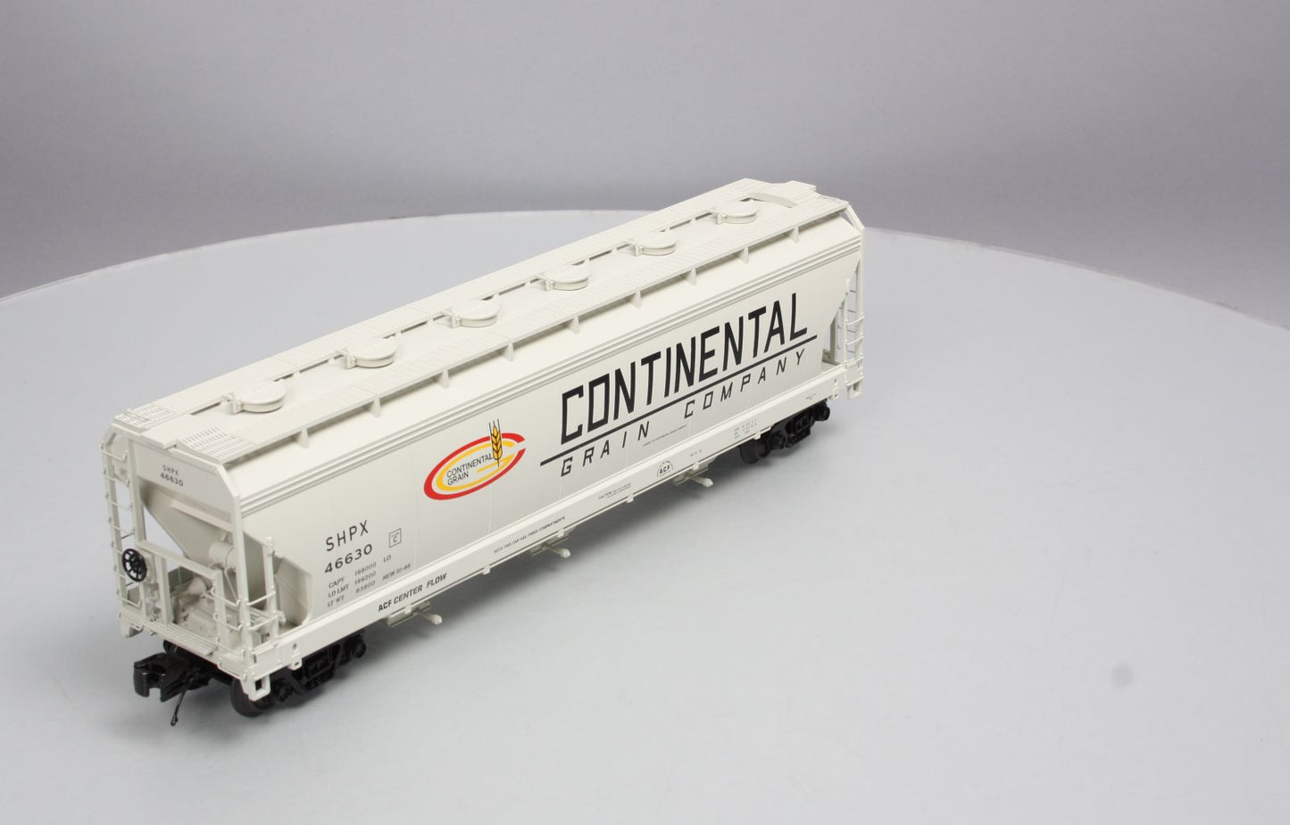 MTH 20-97882 O MTHRRC-2018 Continental Grain Company 3-Bay Centerflow Hopper LN/Box
