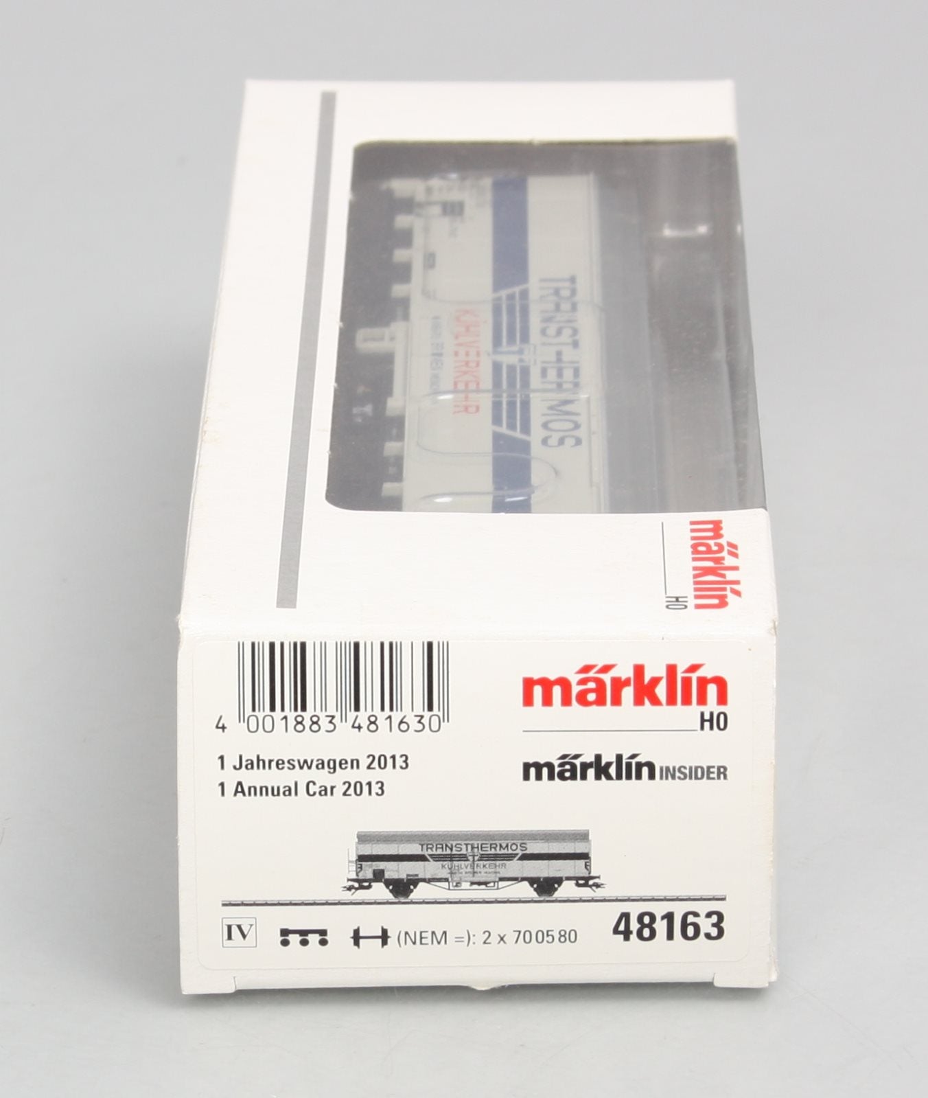 Marklin 48163 HO Scale Transthermos 2013 Annual Insider Reefer Car LN/Box