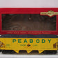 Bachmann 98229 G Scale Peabody 3-Bay Hopper w/ Coal Load (Metal Wheels) EX/Box