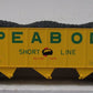 Bachmann 98229 G Scale Peabody 3-Bay Hopper w/ Coal Load (Metal Wheels) EX/Box