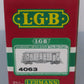 LGB 4063 G Scale DBB Double Door Boxcar #16818 LN/Box