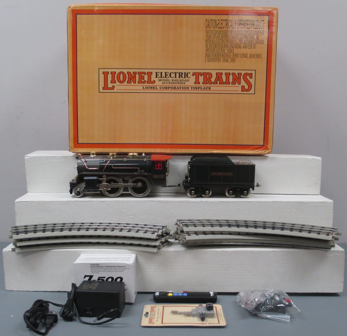 MTH 11-5014-1 Pennsylvania Tinplate 348E O Gauge Steam Passenger Train Set MT/Box