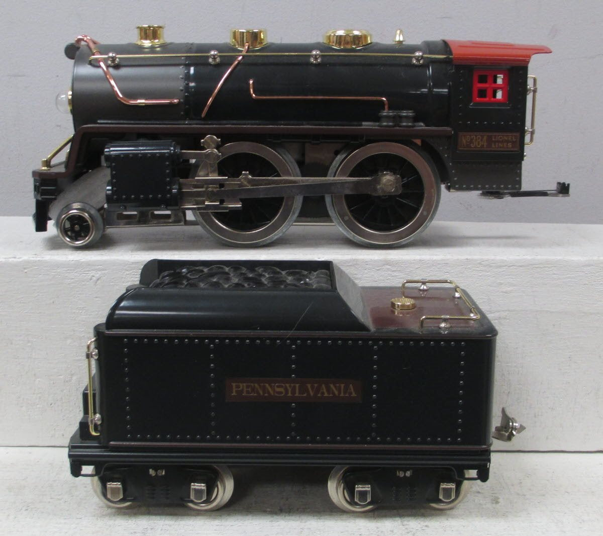 MTH 11-5014-1 Pennsylvania Tinplate 348E O Gauge Steam Passenger Train Set MT/Box