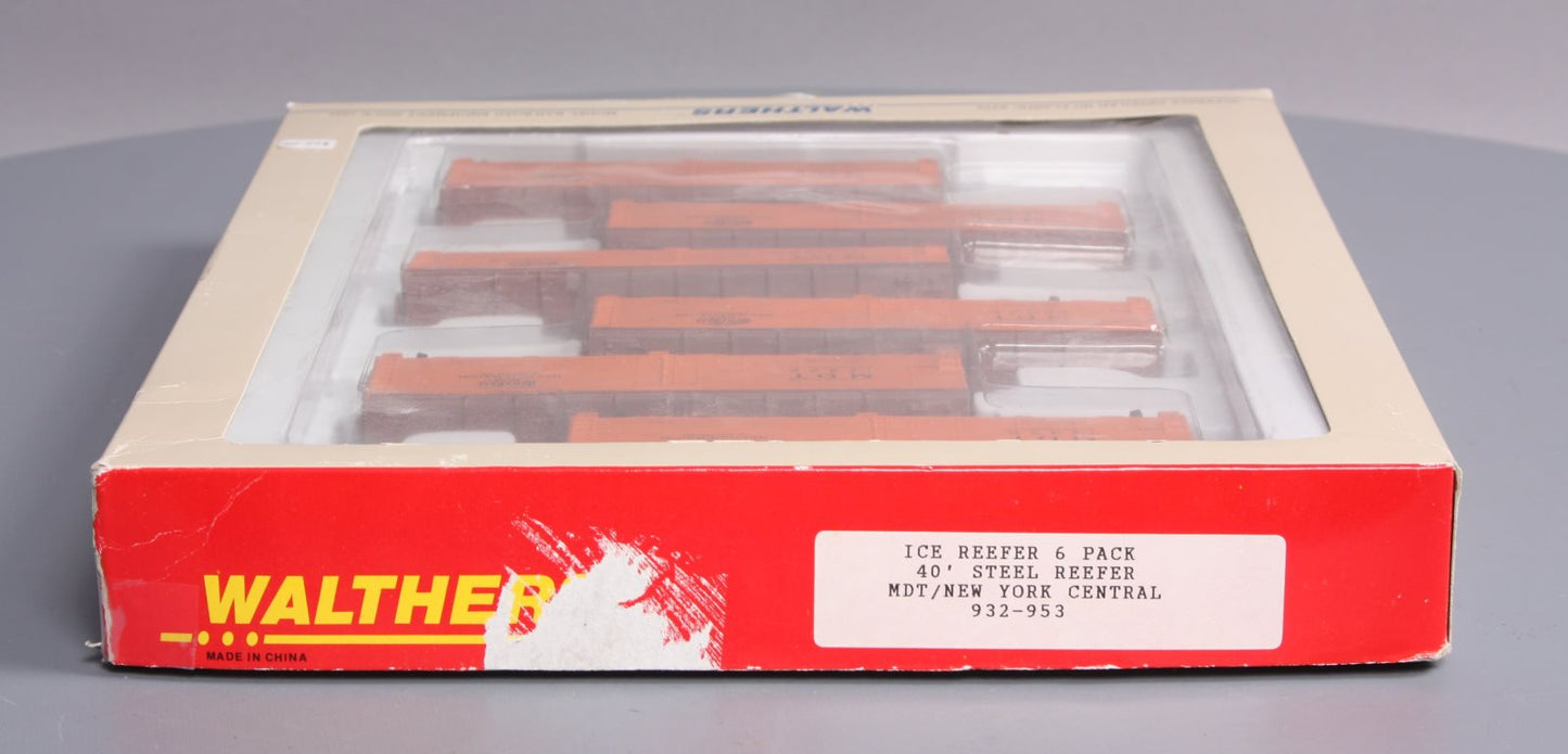 Walthers 932-953 HO Scale MDT/NYC 40' Steel Reefer 6-Pack